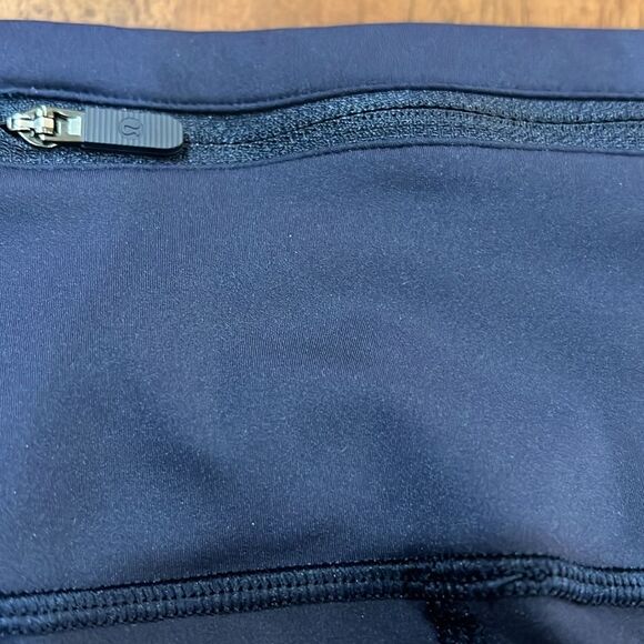 Lululemon Colour Me Quick 7/8 Tights 25" Blue High Rise Laser Cut Run Leggings 4 - Picture 8 of 11